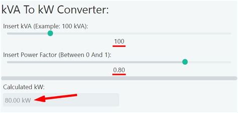 Convert kVA To kW With Power Factor (+ Easy .